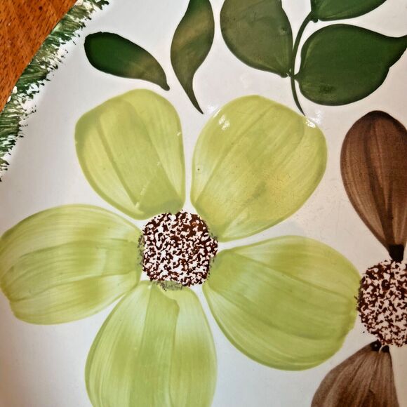 BLUE RIDGE Southern Potteries 9 1/2” Plate GREENBRIER PATTERN 1940s USA - Picture 9 of 10